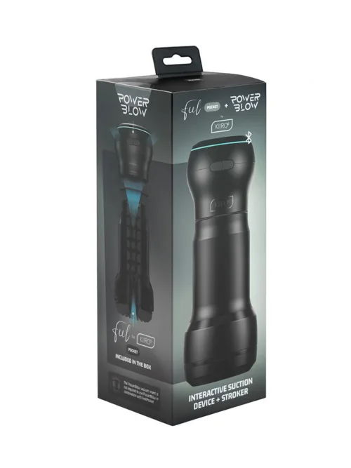 KIIROO – Pocket Stroker en PowerBlow Combo – Zwart