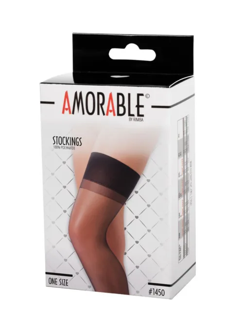 Amorable by Rimba – Kousen – One Size – Zwart