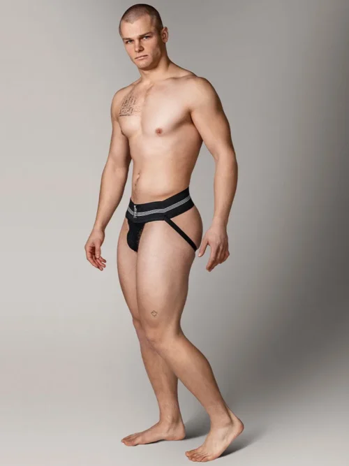 MM – Jockstrap – Zwart (7.5 cm / 3 inch)