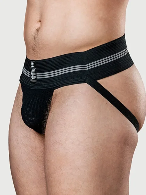 MM – Jockstrap – Zwart (7.5 cm / 3 inch)