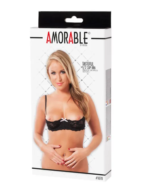 Amorable by Rimba – 1/2 Cup BH – Zwart
