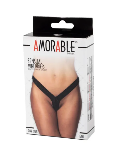 Amorable by Rimba – Mini Slip – One Size – Zwart