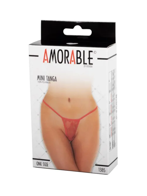 Amorable by Rimba – Mini String – One Size – Rood