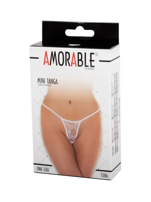 Amorable by Rimba – Mini String – One Size – Wit
