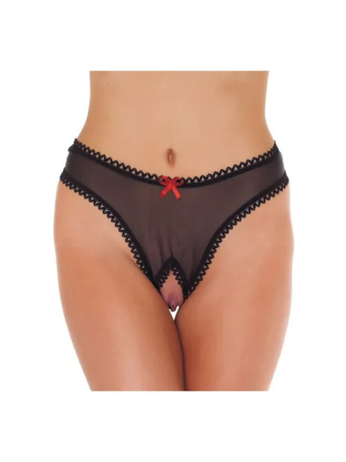 Amorable by Rimba – Open String – One Size – Zwart