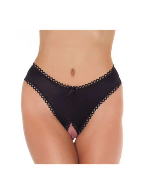 Amorable by Rimba – Open String – One Size – Zwart