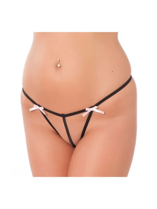 Amorable by Rimba – Open String – One Size – Zwart