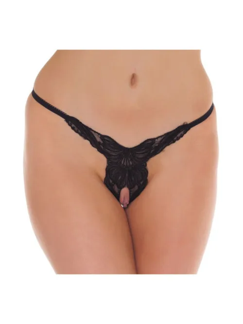 Amorable by Rimba – Open String – One Size – Zwart