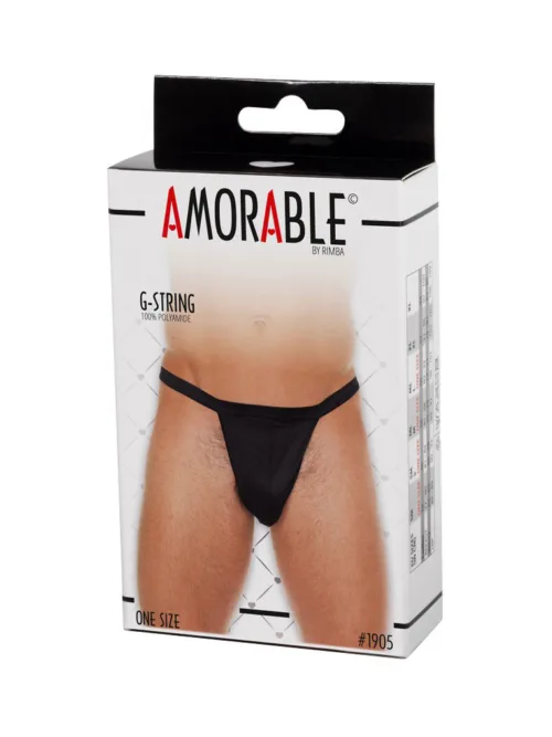 Amorable by Rimba – String – One Size – Zwart