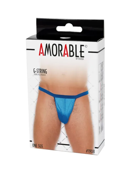 Amorable by Rimba – String – One Size – Blauw