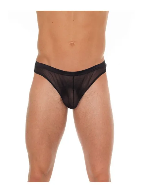 Amorable by Rimba – Doorzichtige string – One Size – Zwart