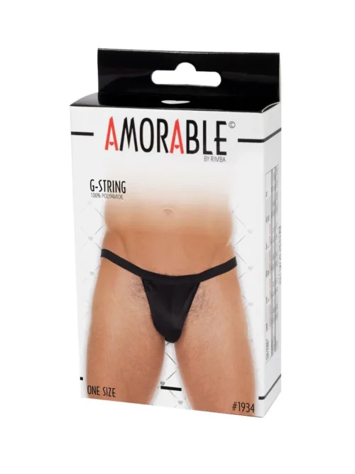 Amorable by Rimba – String – One Size – Zwart