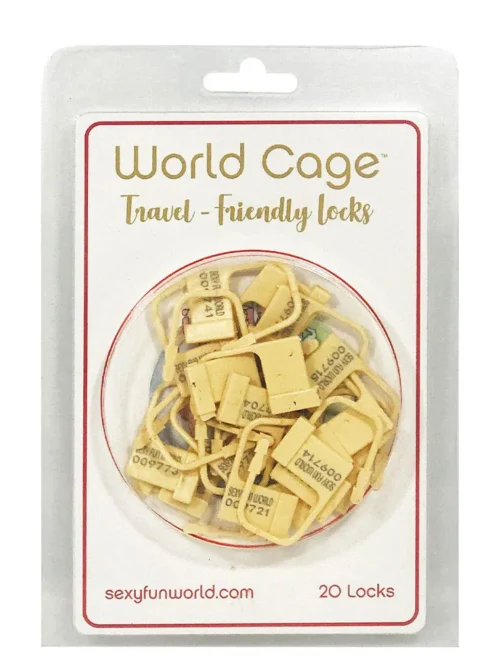World Cage – Reisvriendelijke Sloten voor Kuisheidssets (20 stuks)