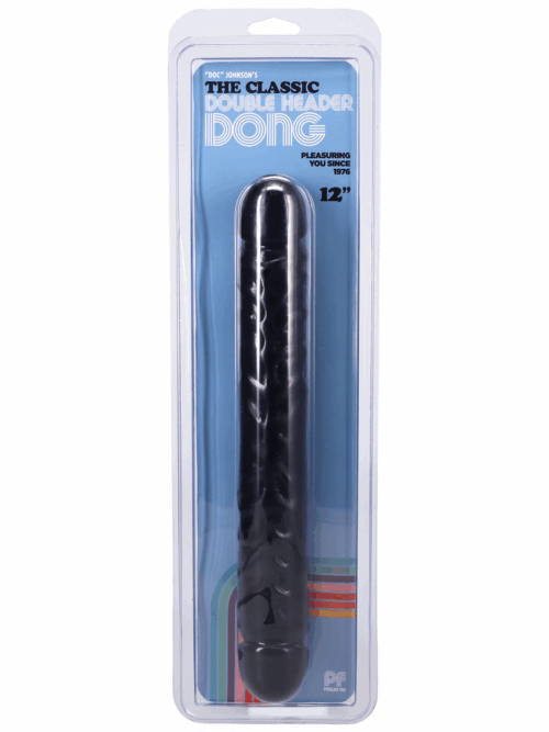 Jr. Veined Double Header – Dildo met Dubbele Einden – 12 / 30 cm