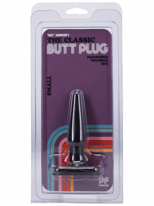 Classic Butt Plug – Klein – Zwart