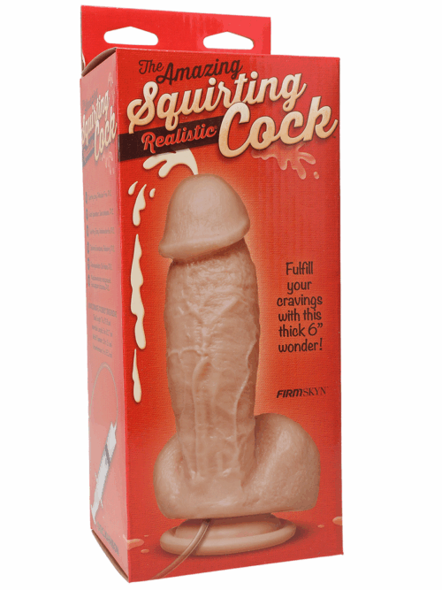 De Amazing Squirting Realistic Cock