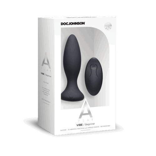 Vibe – Beginners Silicone Anale Plug met Afstandsbediening