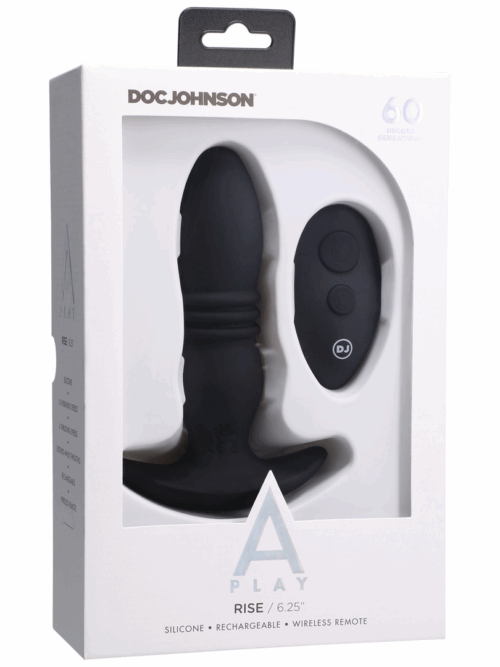 Rise – Siliconen Anale Plug met Afstandsbediening