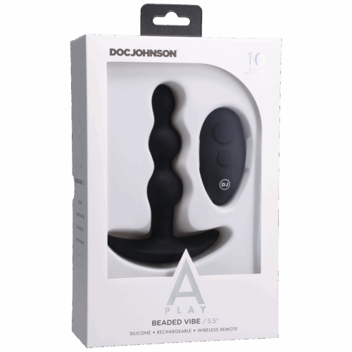 Beaded Vibe – Silicone Anale Plug met Afstandsbediening