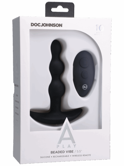 Beaded Vibe – Silicone Anale Plug met Afstandsbediening