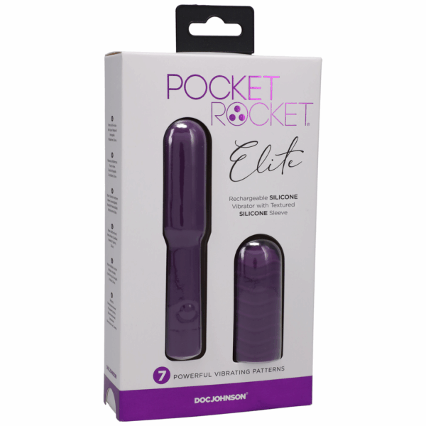 Elite - Mini Vibrator met verwisselbare opzetstuk - 4 / 10 cm - Afbeelding 2