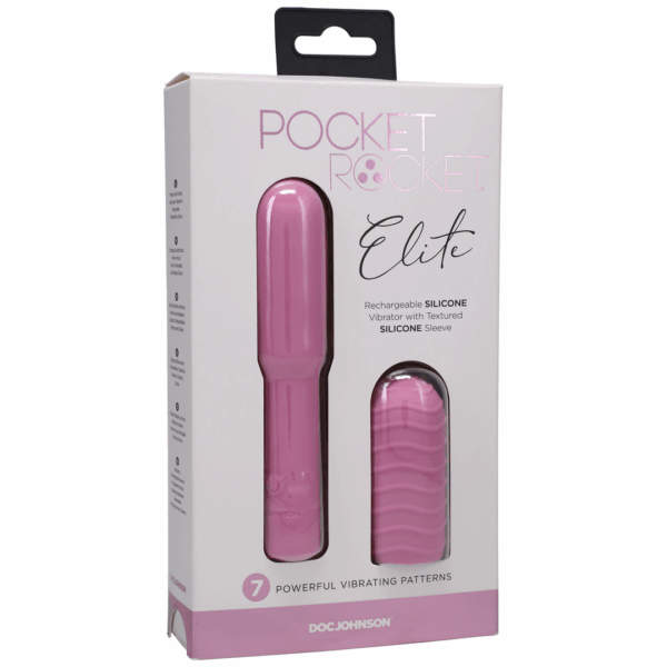 Elite - Mini Vibrator met Verwisselbare Bevestiging - 4 / 10 cm - Afbeelding 2