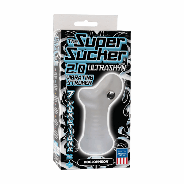 De Super Sucker 2.0 - ULTRASKYN Vibrerende Mond Masturbator - Afbeelding 2