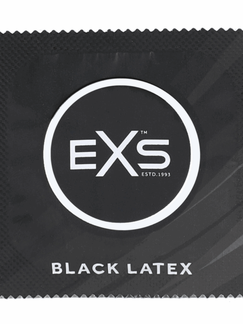 EXS Zwarte Latex Condoms – Condoms – 100 Stuks