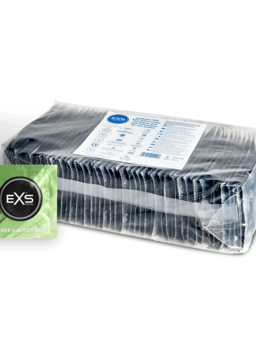 EXS 3 in 1 – Geribbeld, Gevuld en Uitgebreid – Condoms – 100 Stuks