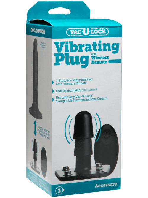 Vibrerende Plug met Draadloze Afstandsbediening