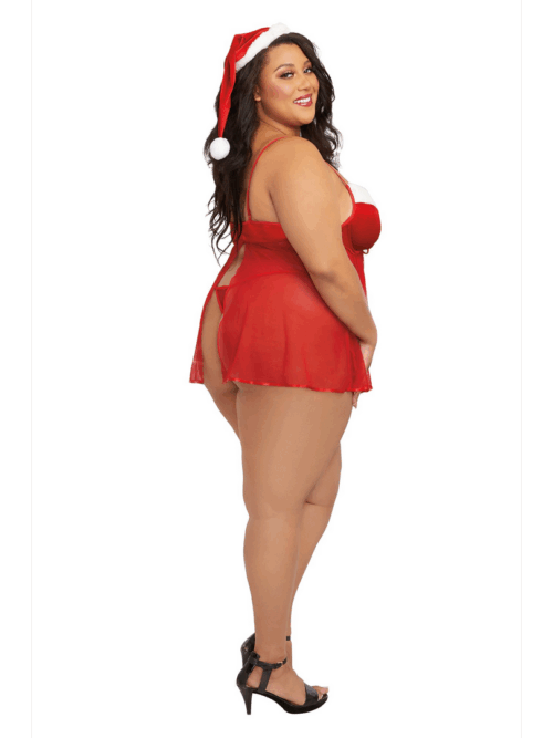 Santa Babydoll – Thong en Dat – 2X