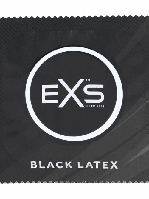 EXS Black Latex – Condoms – 12 Stuks