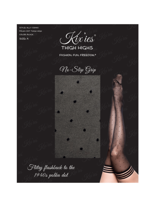 Ally – Thigh High – C – Zwart