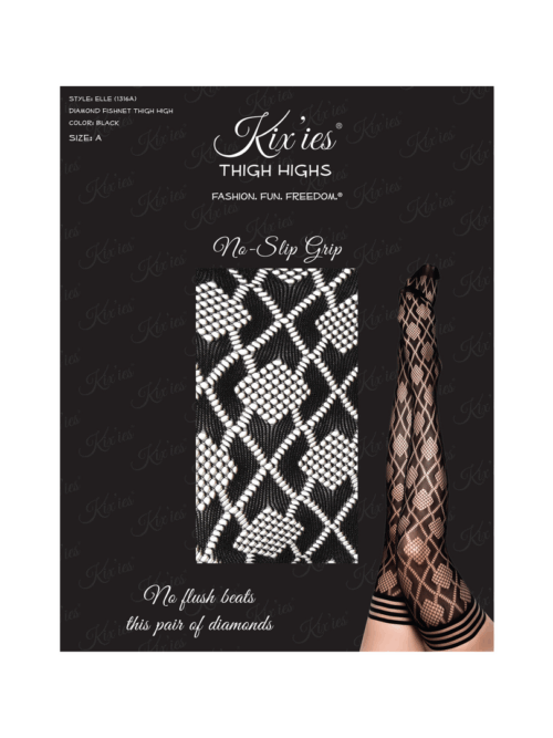 Elle – Thigh High – A – Zwart