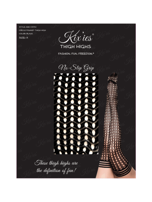 Mimi – Thigh High – A – Zwart