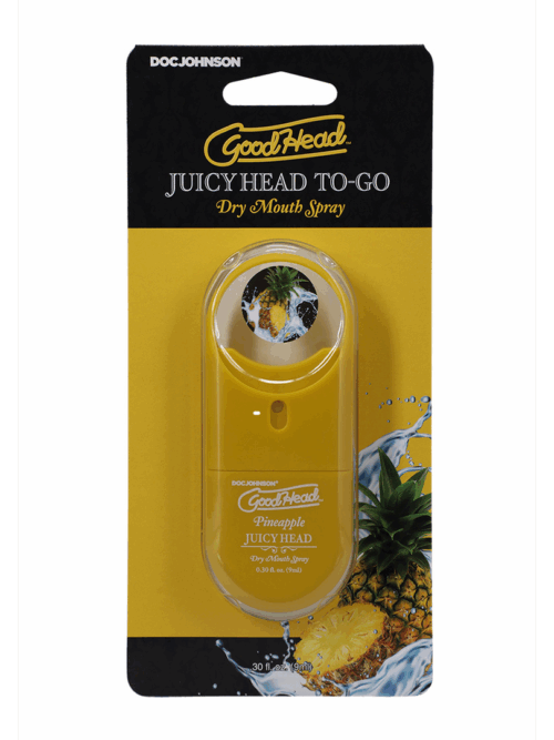 Juicy Head – Dry Mouth Spray To-Go – Ananas – 0.3 fl oz / 9 ml
