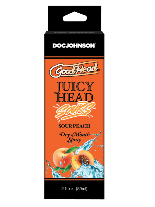 Juicy Head – Dry Mouth Spray – Sour Peach – 2 fl oz / 60 ml