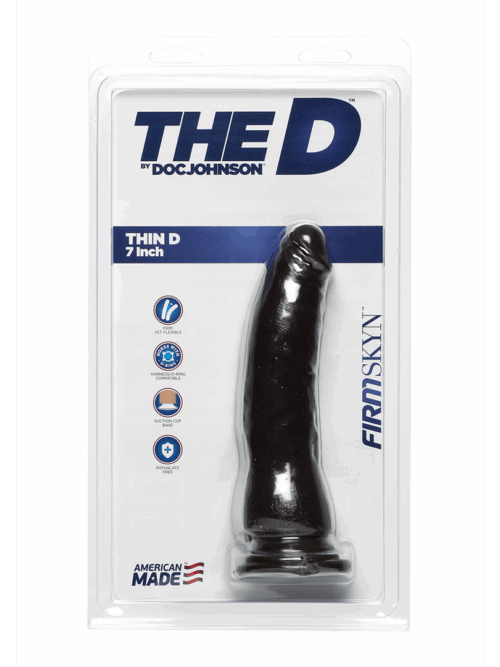 Dunne D – Realistische FIRMSKYN Dildo – 7 / 18 cm