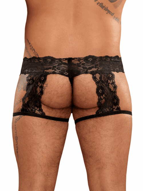 G-String Garter Short – L/XL – Zwart