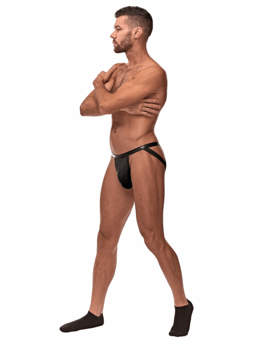 Strappy Ring Jock – S/M – Zwart
