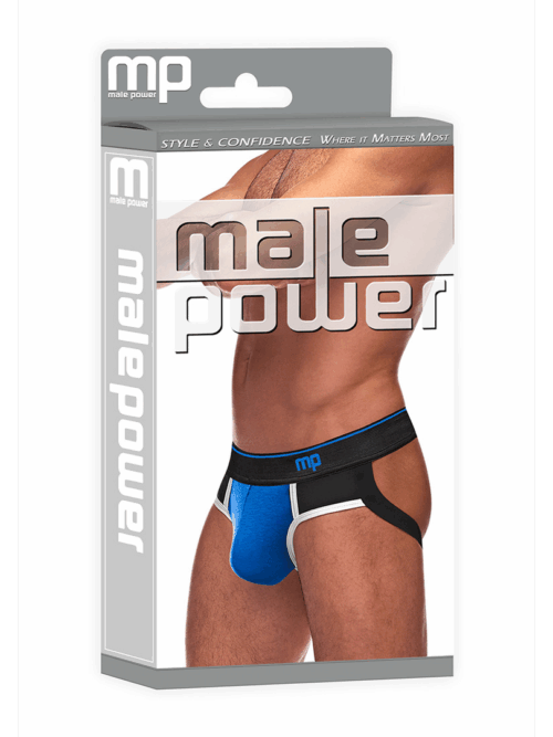 Panel Jock – L/XL – Zwart/Blauw