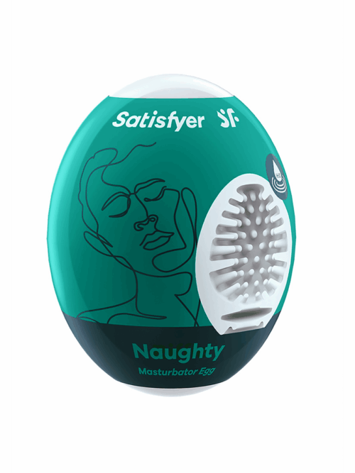 Naughty – Masturbator Egg – Donkergroen