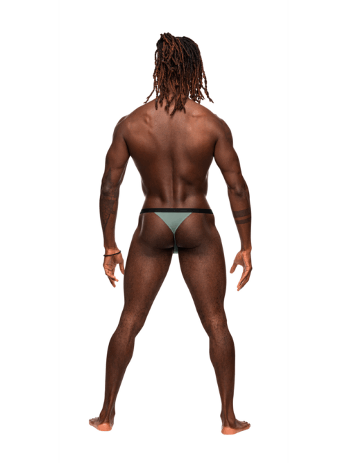 Micro V Thong – S/M – Jade