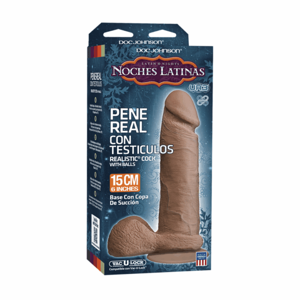 Realistische ULTRASKYN Cock met Ballen - 6 / 15 cm - Afbeelding 3