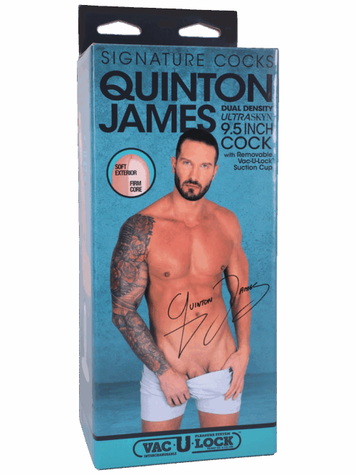 Quinton James – Realistic ULTRASKYN Dildo – 9.5 / 24 cm