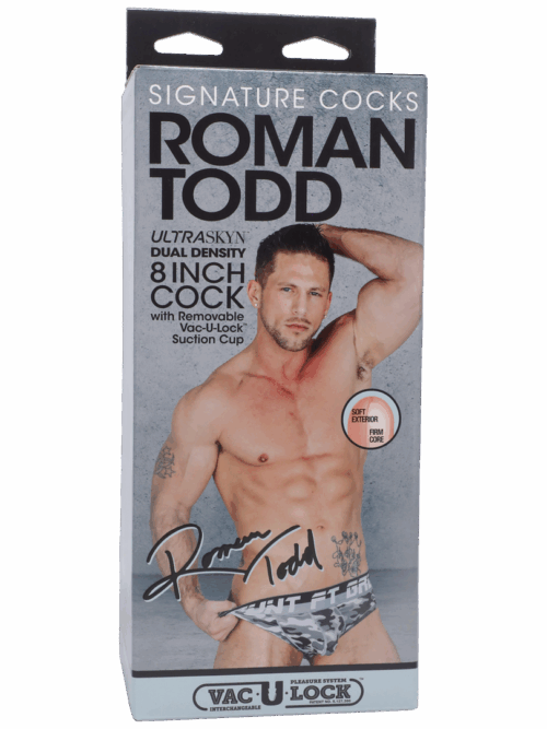 Roman Todd – Realistic ULTRASKYN Dildo – 8 / 20 cm – Vanilla