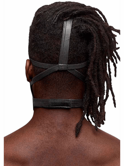 Triton – Masker met Verstelbare Nek en Voorring – Eén Maat – Zwart