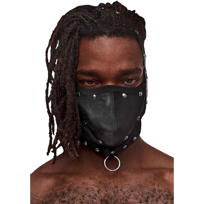 Triton – Masker met Verstelbare Nek en Voorring – Eén Maat – Zwart