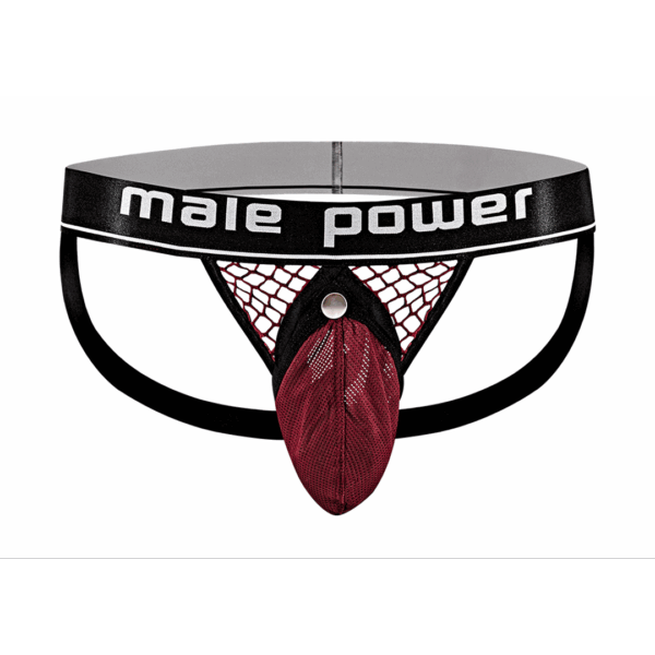Cock Ring Jock - S/M - Bordeaux - Afbeelding 5