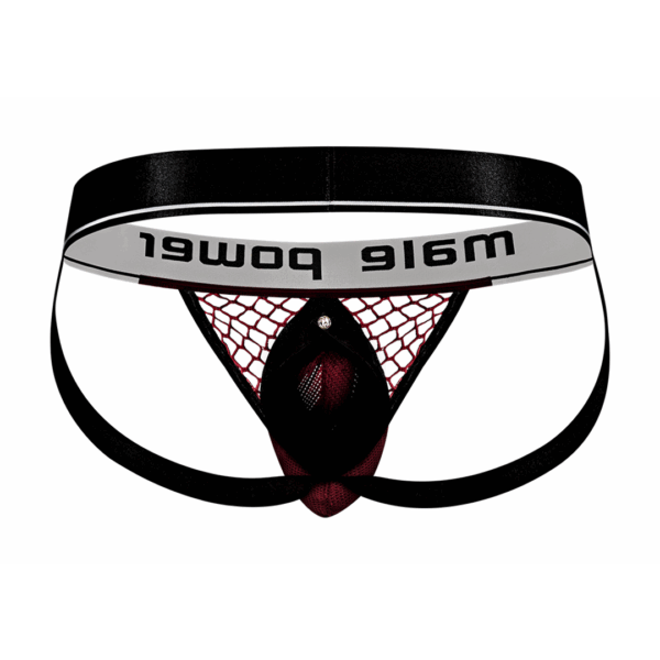 Cock Ring Jock - S/M - Bordeaux - Afbeelding 6